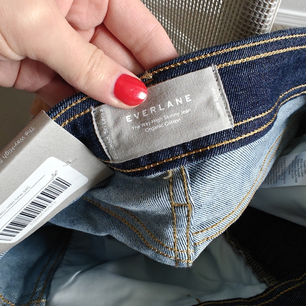 Everlane The Way-High Clean Front Skinny Jean, Crop, NWT - Picture 8 of 9
